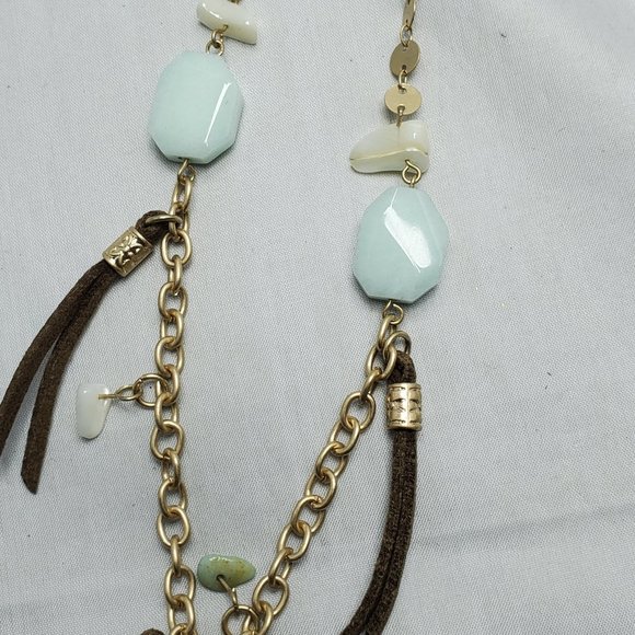 RUFF HEWN gold medallion pendant necklace with tassels - Picture 7 of 10